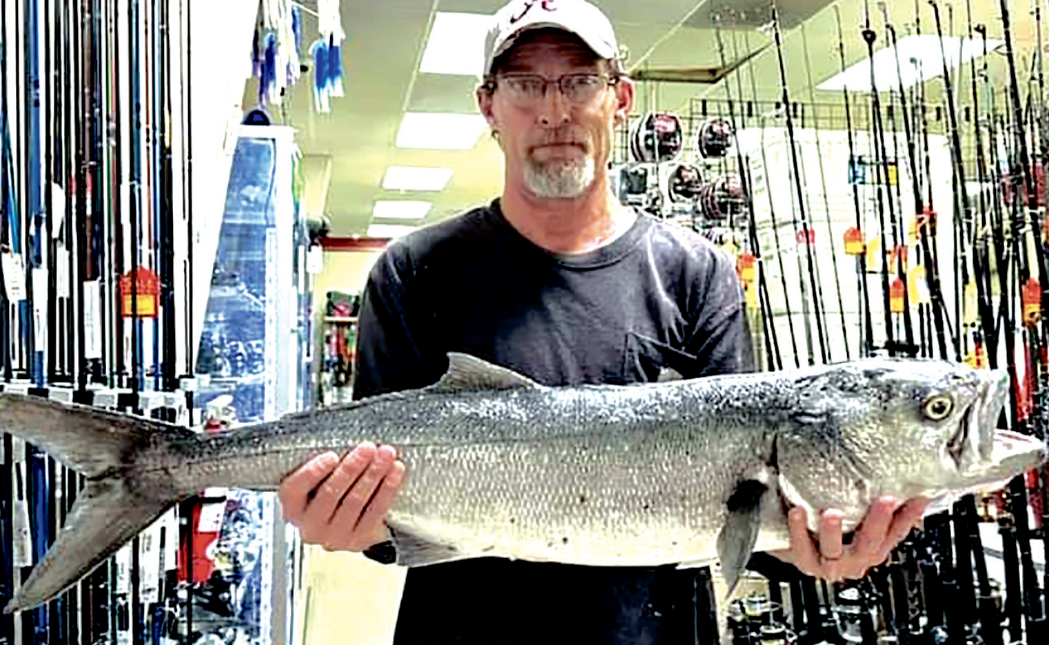 Mullet Wrapper: Local angler Rustin Musgrove lands pending Alabama state  record Bluefish in Gulf Shores & Orange Beach